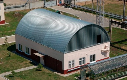 Арочный профнастил С15ПГ работа 1