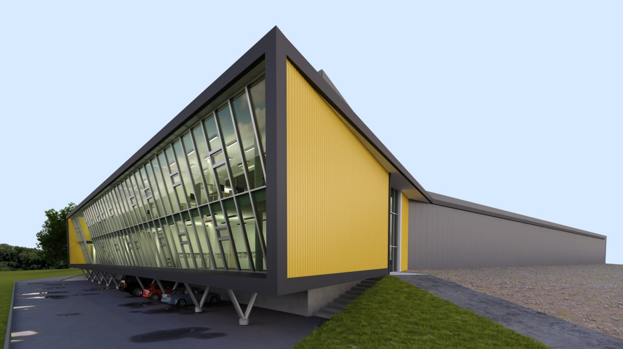 Объект с облицовкой