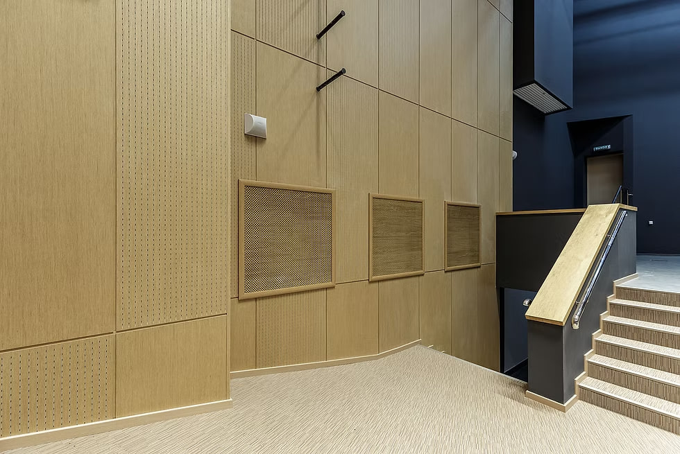 Акустические сэндвич‑панели для стен