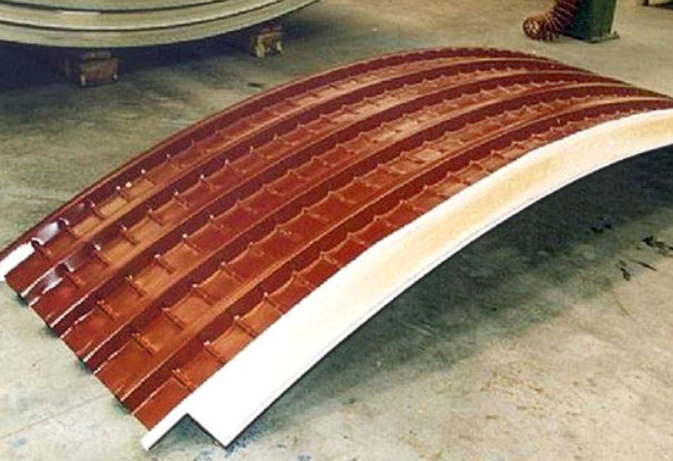 Монтаж арочных панелей