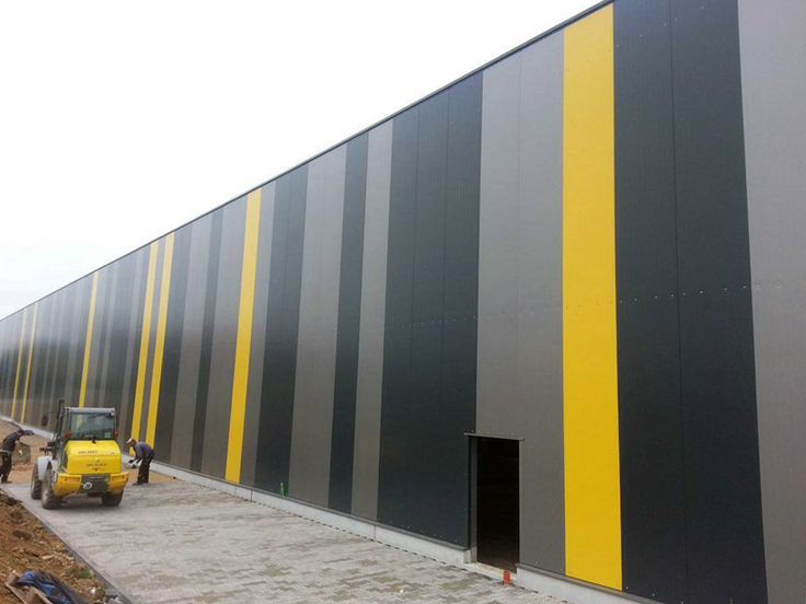 Гладкие панели для склада